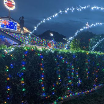 Christmas Lights on Sydney Road, Hornsby Heights