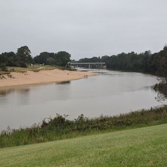 Across the bank from Windsor Beach, Windsor